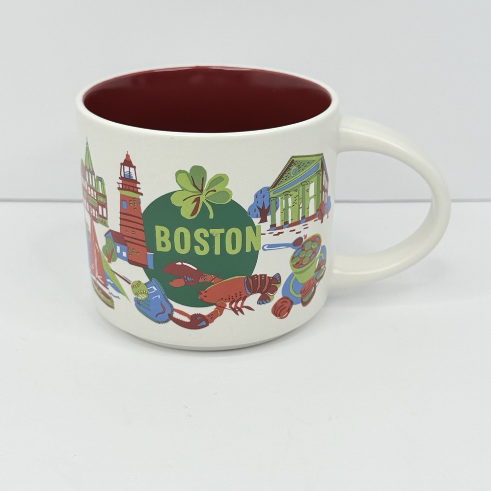 Starbucks Boston Discovery Series Coffee Mug Cup 14 Oz
